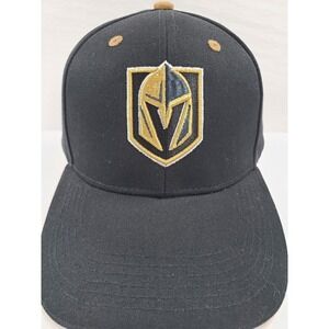 Melonwear Vegas Golden Knights Station Casinos Black Gold Baseball Cap Hat NHL
